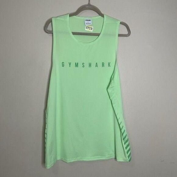NWOT Gymshark Green Performance Training Tank Top Men Size Large - Picture 7 of 9